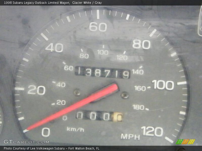 Glacier White / Gray 1998 Subaru Legacy Outback Limited Wagon