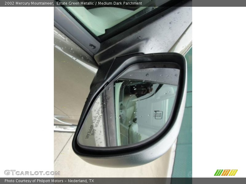 Estate Green Metallic / Medium Dark Parchment 2002 Mercury Mountaineer