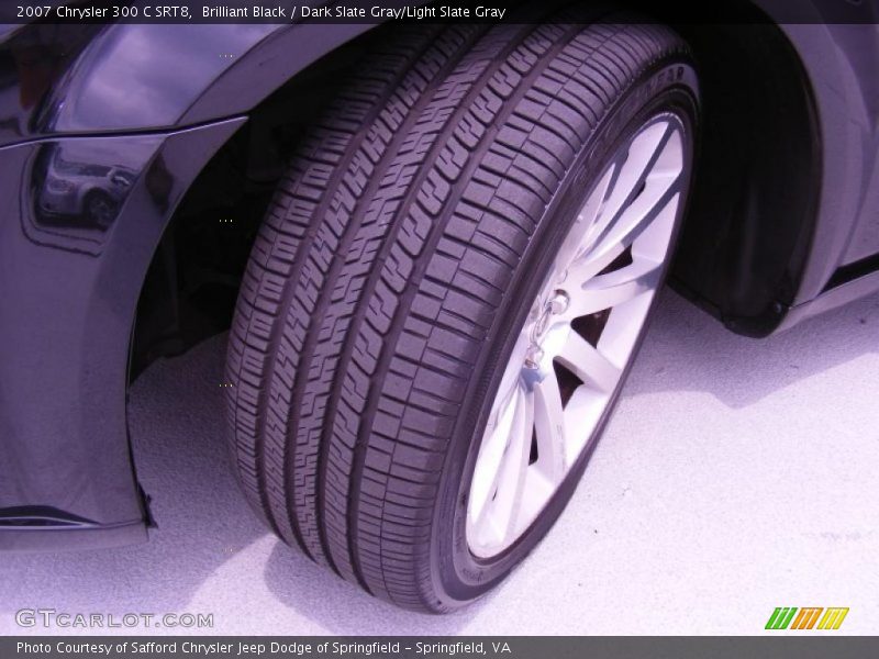 Brilliant Black / Dark Slate Gray/Light Slate Gray 2007 Chrysler 300 C SRT8