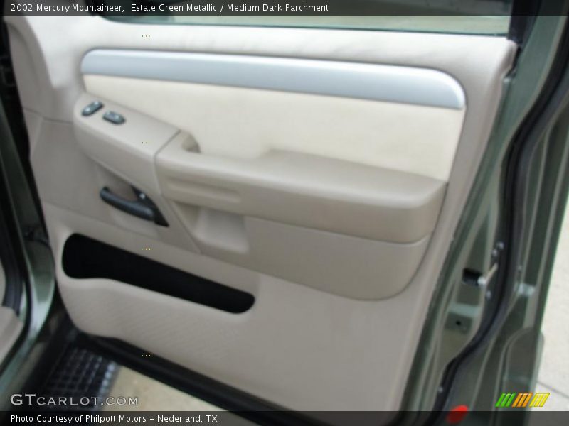 Estate Green Metallic / Medium Dark Parchment 2002 Mercury Mountaineer