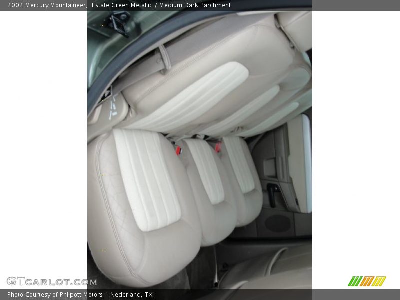 Estate Green Metallic / Medium Dark Parchment 2002 Mercury Mountaineer