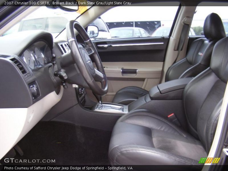 Brilliant Black / Dark Slate Gray/Light Slate Gray 2007 Chrysler 300 C SRT8