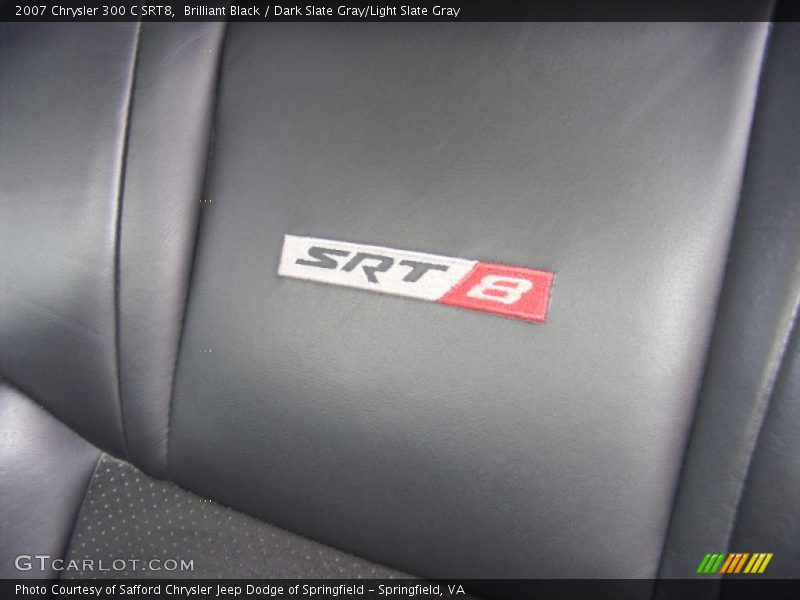 Brilliant Black / Dark Slate Gray/Light Slate Gray 2007 Chrysler 300 C SRT8