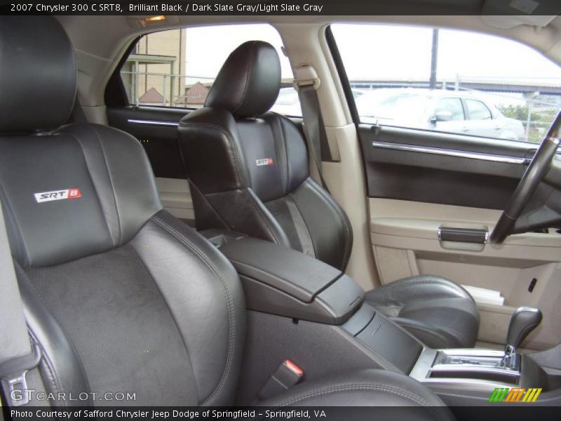 Brilliant Black / Dark Slate Gray/Light Slate Gray 2007 Chrysler 300 C SRT8