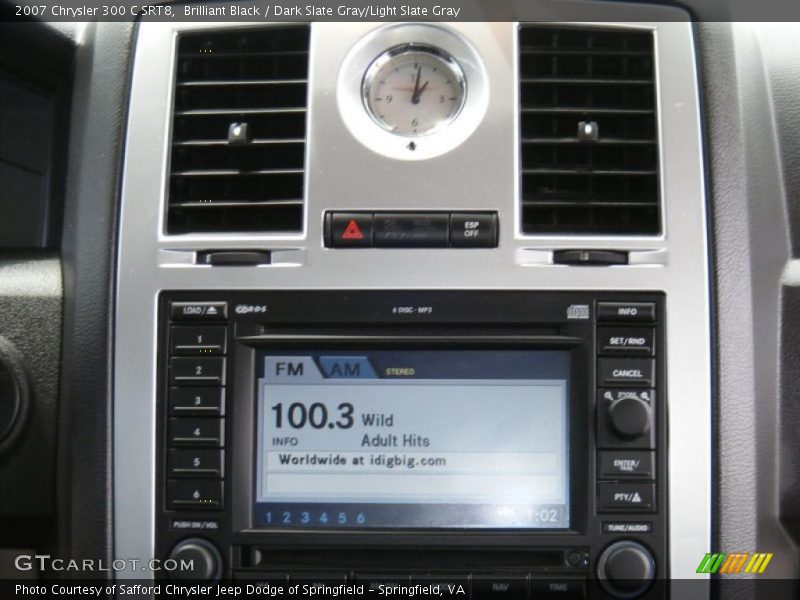 Brilliant Black / Dark Slate Gray/Light Slate Gray 2007 Chrysler 300 C SRT8