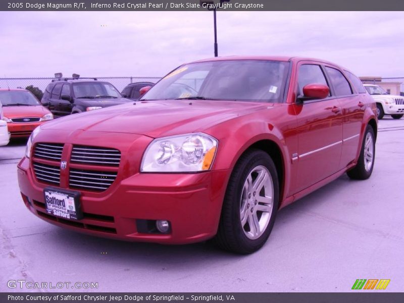 Inferno Red Crystal Pearl / Dark Slate Gray/Light Graystone 2005 Dodge Magnum R/T