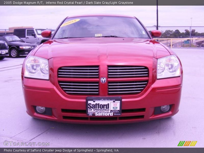 Inferno Red Crystal Pearl / Dark Slate Gray/Light Graystone 2005 Dodge Magnum R/T