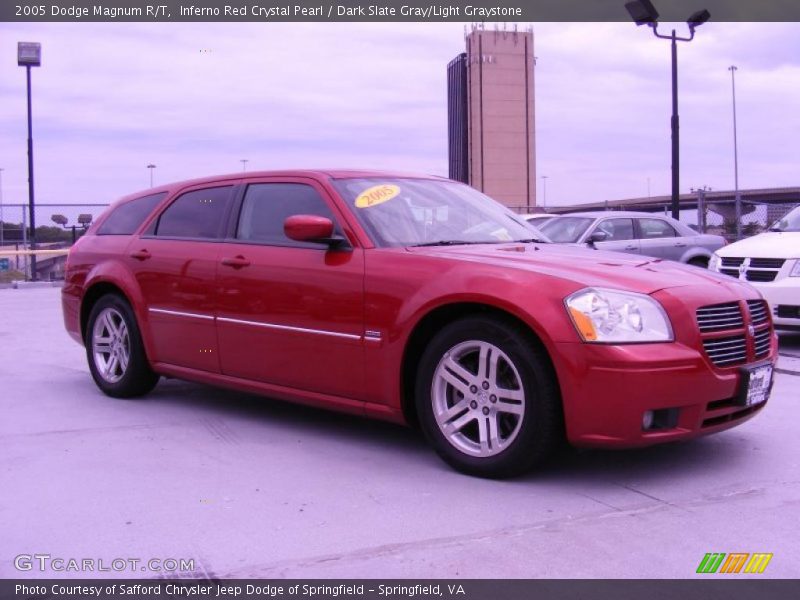 Inferno Red Crystal Pearl / Dark Slate Gray/Light Graystone 2005 Dodge Magnum R/T