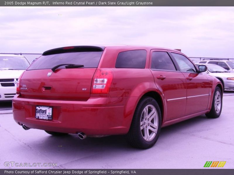 Inferno Red Crystal Pearl / Dark Slate Gray/Light Graystone 2005 Dodge Magnum R/T