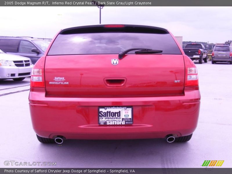 Inferno Red Crystal Pearl / Dark Slate Gray/Light Graystone 2005 Dodge Magnum R/T