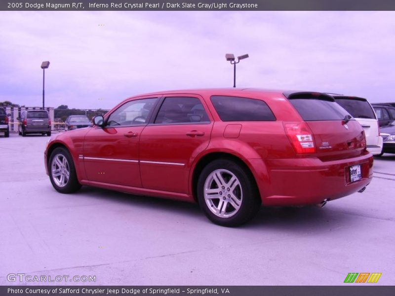 Inferno Red Crystal Pearl / Dark Slate Gray/Light Graystone 2005 Dodge Magnum R/T