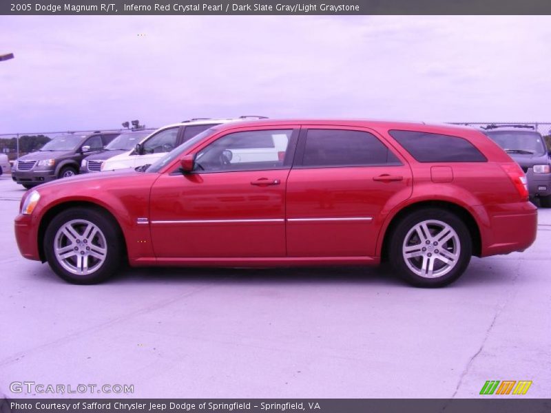 Inferno Red Crystal Pearl / Dark Slate Gray/Light Graystone 2005 Dodge Magnum R/T