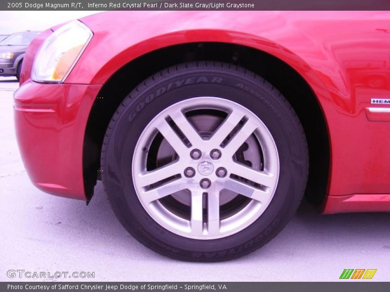 Inferno Red Crystal Pearl / Dark Slate Gray/Light Graystone 2005 Dodge Magnum R/T