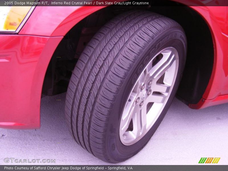 Inferno Red Crystal Pearl / Dark Slate Gray/Light Graystone 2005 Dodge Magnum R/T