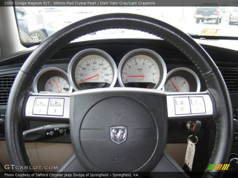 Inferno Red Crystal Pearl / Dark Slate Gray/Light Graystone 2005 Dodge Magnum R/T