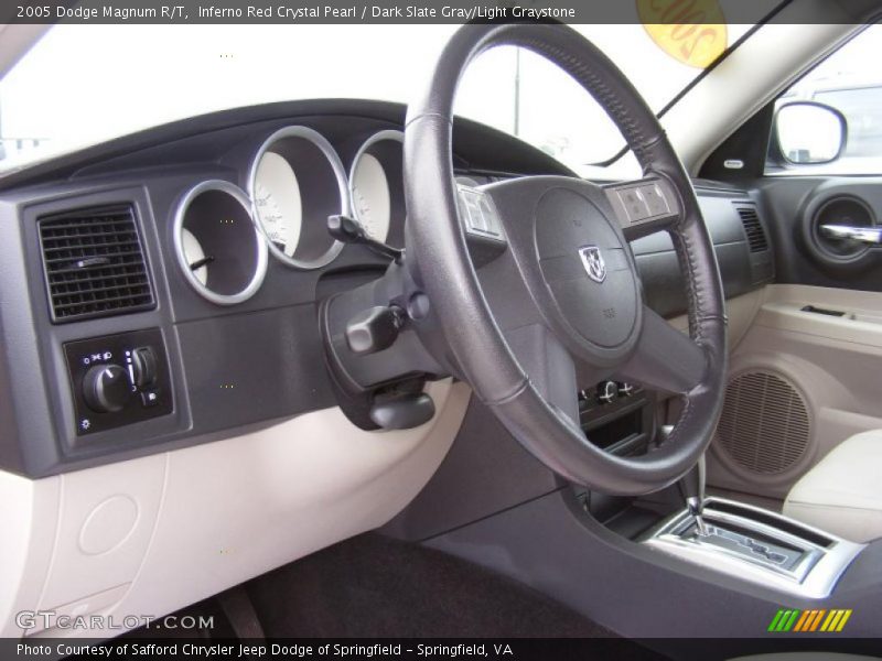 Inferno Red Crystal Pearl / Dark Slate Gray/Light Graystone 2005 Dodge Magnum R/T