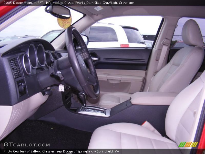Inferno Red Crystal Pearl / Dark Slate Gray/Light Graystone 2005 Dodge Magnum R/T