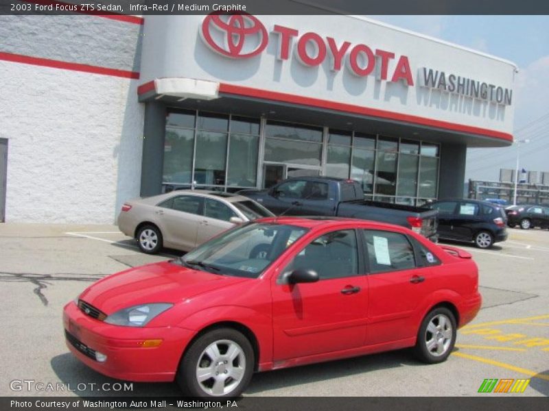 Infra-Red / Medium Graphite 2003 Ford Focus ZTS Sedan