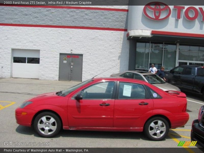 Infra-Red / Medium Graphite 2003 Ford Focus ZTS Sedan