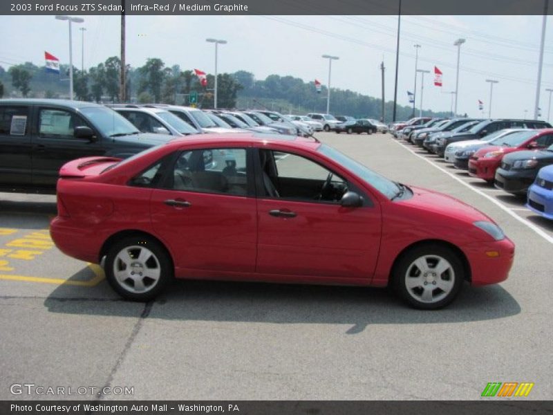 Infra-Red / Medium Graphite 2003 Ford Focus ZTS Sedan