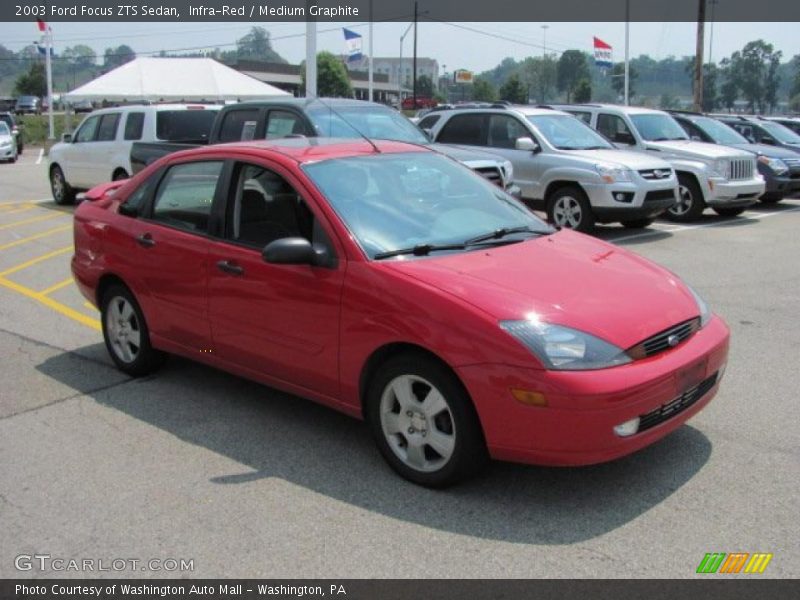 Infra-Red / Medium Graphite 2003 Ford Focus ZTS Sedan