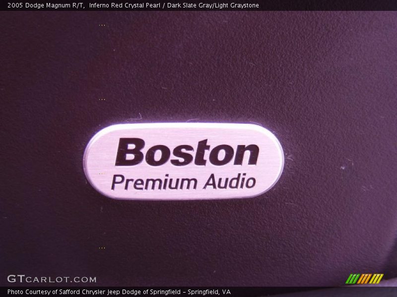 Inferno Red Crystal Pearl / Dark Slate Gray/Light Graystone 2005 Dodge Magnum R/T