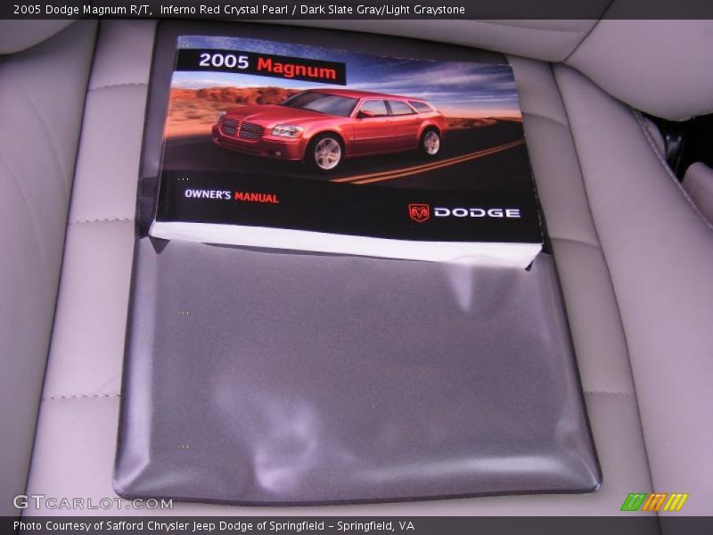 Inferno Red Crystal Pearl / Dark Slate Gray/Light Graystone 2005 Dodge Magnum R/T