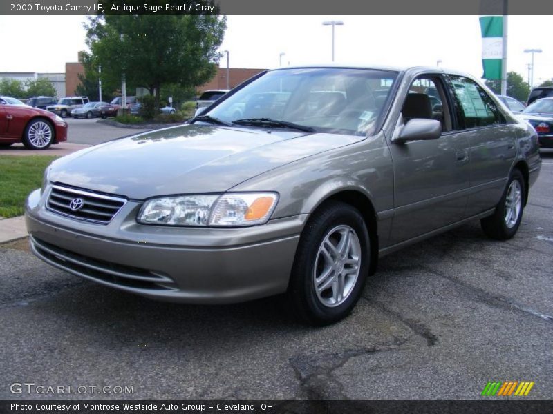 Antique Sage Pearl / Gray 2000 Toyota Camry LE