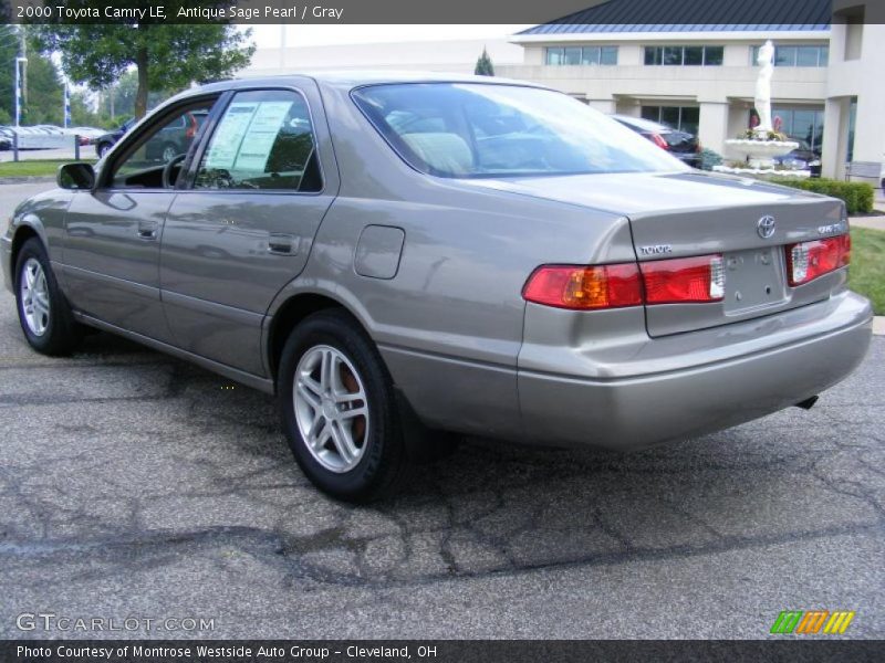 Antique Sage Pearl / Gray 2000 Toyota Camry LE