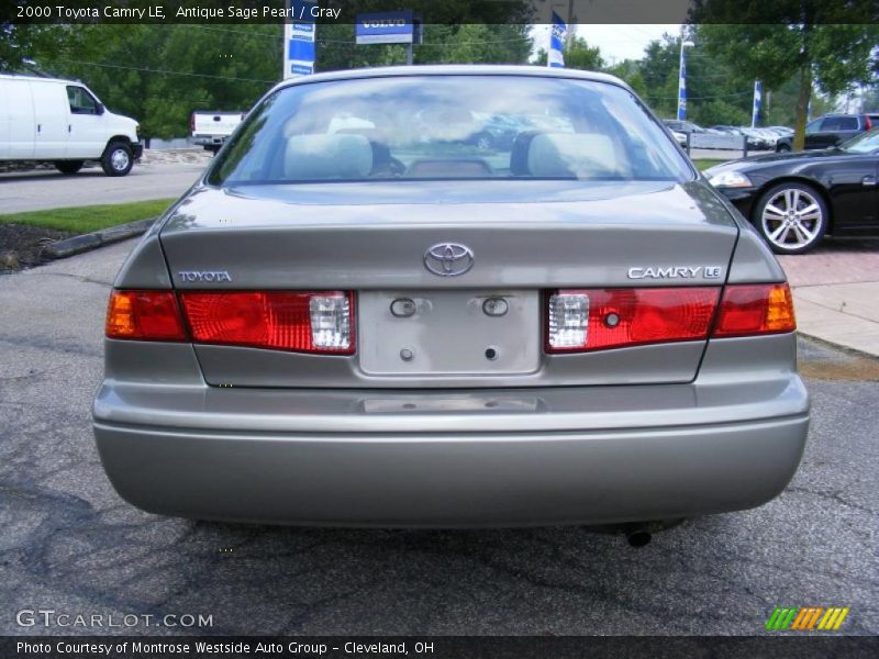 Antique Sage Pearl / Gray 2000 Toyota Camry LE