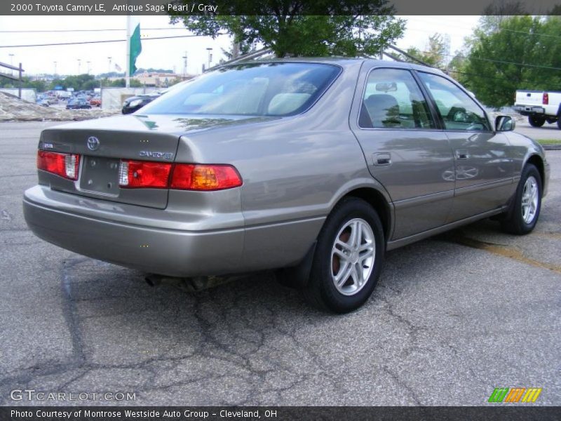 Antique Sage Pearl / Gray 2000 Toyota Camry LE