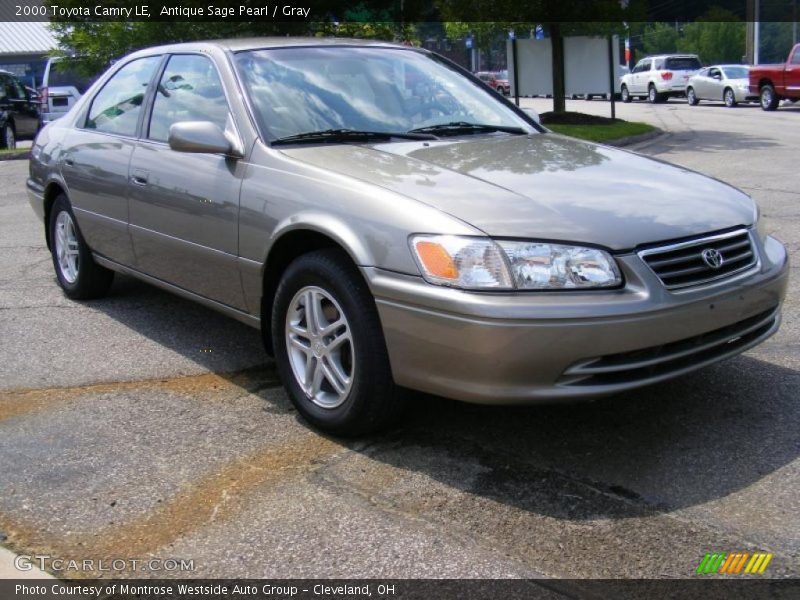 Antique Sage Pearl / Gray 2000 Toyota Camry LE