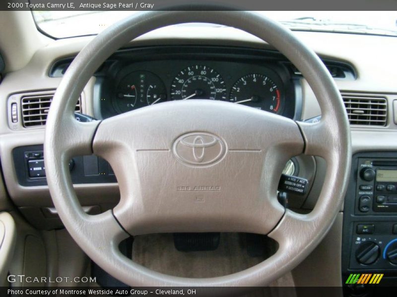 Antique Sage Pearl / Gray 2000 Toyota Camry LE