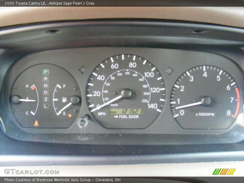 Antique Sage Pearl / Gray 2000 Toyota Camry LE