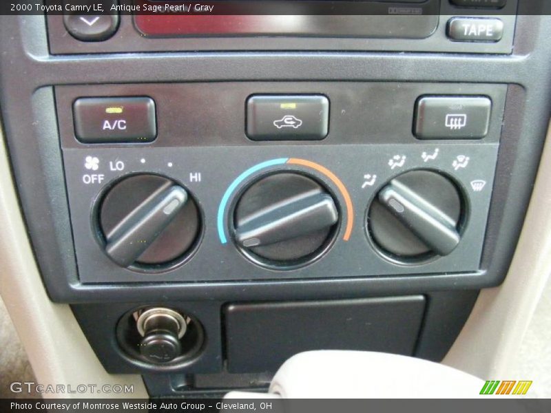Antique Sage Pearl / Gray 2000 Toyota Camry LE