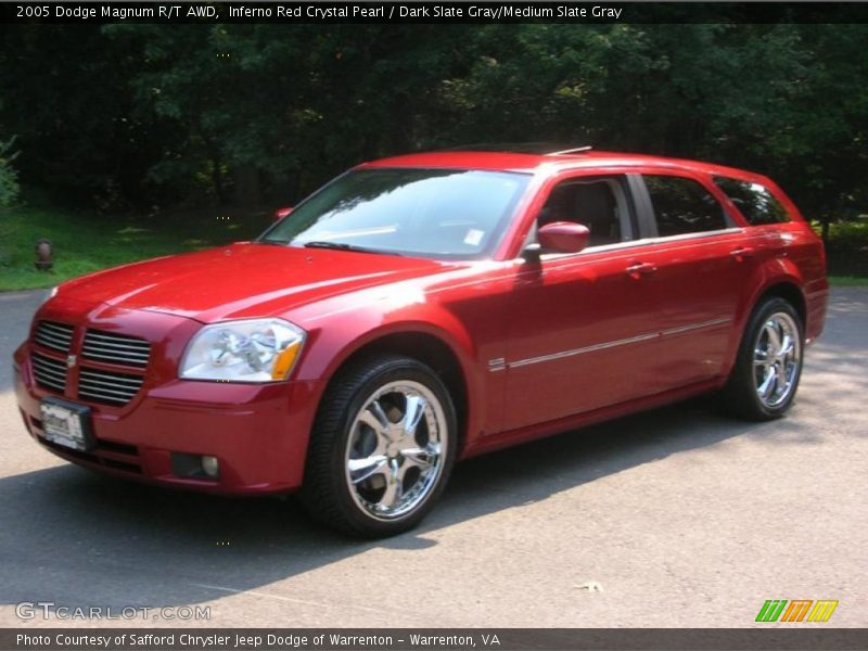 Inferno Red Crystal Pearl / Dark Slate Gray/Medium Slate Gray 2005 Dodge Magnum R/T AWD