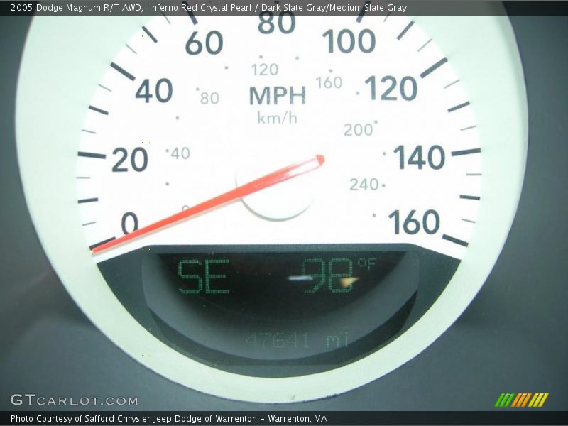 Inferno Red Crystal Pearl / Dark Slate Gray/Medium Slate Gray 2005 Dodge Magnum R/T AWD