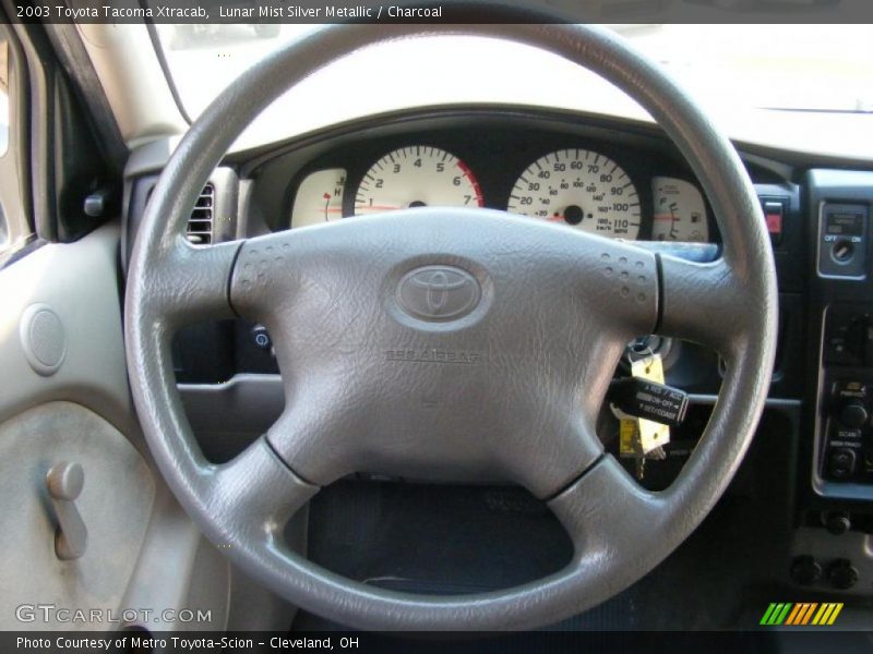 Lunar Mist Silver Metallic / Charcoal 2003 Toyota Tacoma Xtracab
