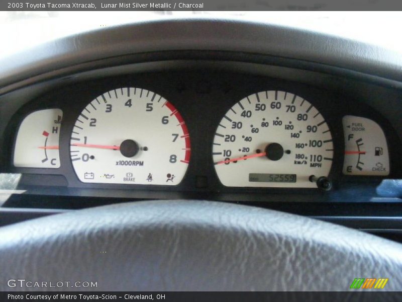 Lunar Mist Silver Metallic / Charcoal 2003 Toyota Tacoma Xtracab