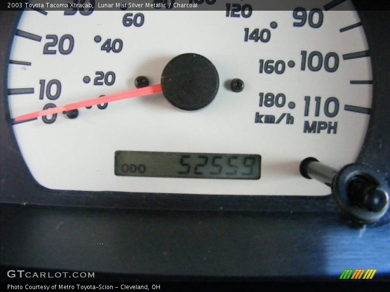 Lunar Mist Silver Metallic / Charcoal 2003 Toyota Tacoma Xtracab