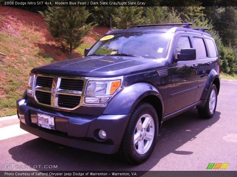 Modern Blue Pearl / Dark Slate Gray/Light Slate Gray 2008 Dodge Nitro SXT 4x4