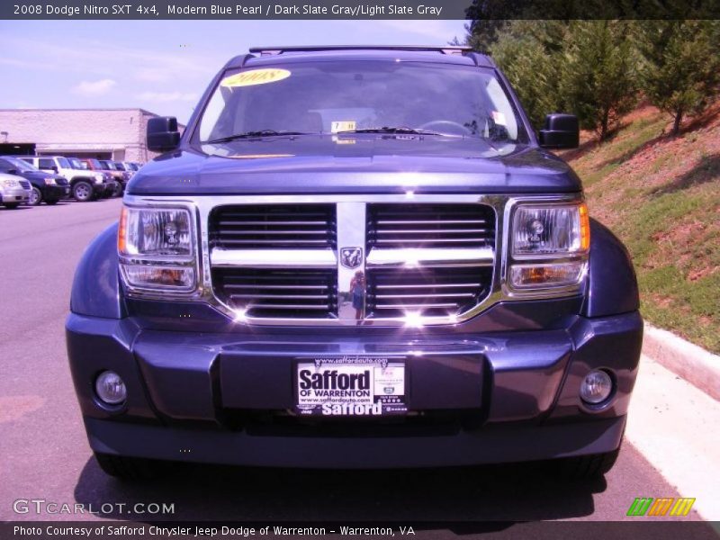 Modern Blue Pearl / Dark Slate Gray/Light Slate Gray 2008 Dodge Nitro SXT 4x4