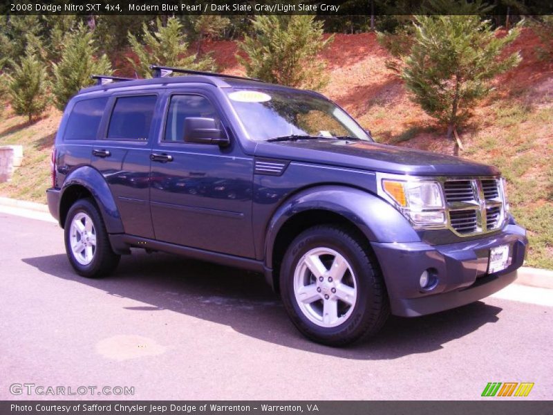 Modern Blue Pearl / Dark Slate Gray/Light Slate Gray 2008 Dodge Nitro SXT 4x4