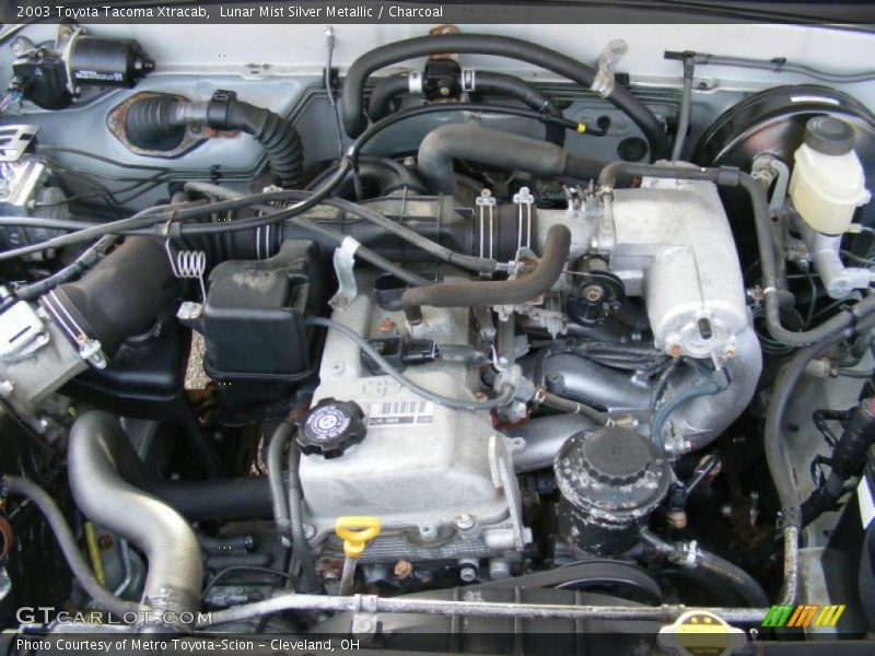 Lunar Mist Silver Metallic / Charcoal 2003 Toyota Tacoma Xtracab