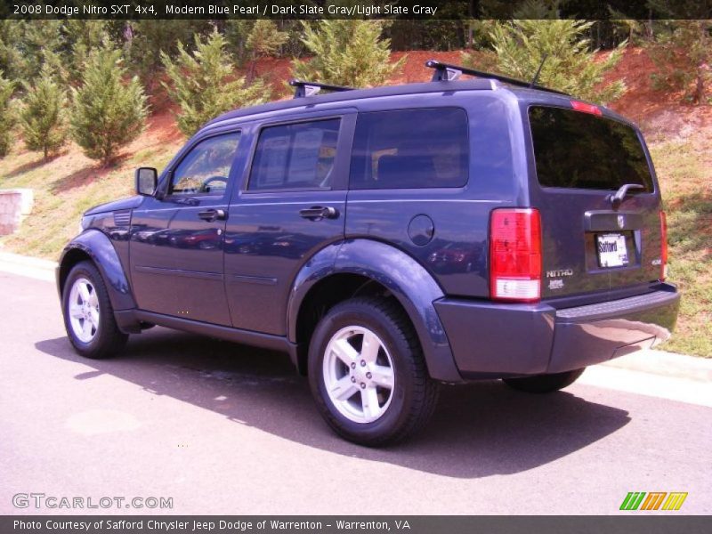 Modern Blue Pearl / Dark Slate Gray/Light Slate Gray 2008 Dodge Nitro SXT 4x4