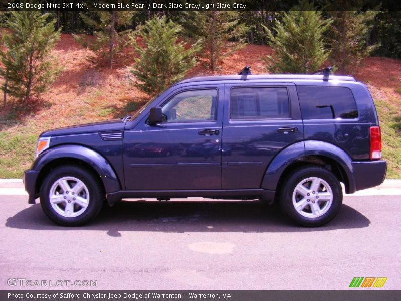 Modern Blue Pearl / Dark Slate Gray/Light Slate Gray 2008 Dodge Nitro SXT 4x4