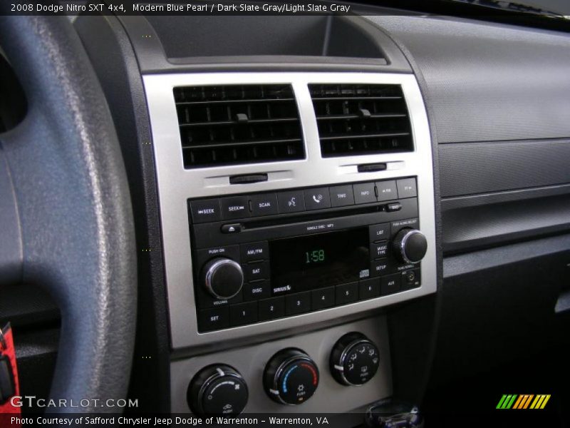 Modern Blue Pearl / Dark Slate Gray/Light Slate Gray 2008 Dodge Nitro SXT 4x4