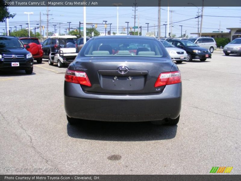 Magnetic Gray Metallic / Ash 2008 Toyota Camry LE