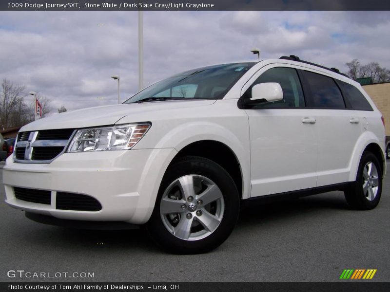 Stone White / Dark Slate Gray/Light Graystone 2009 Dodge Journey SXT