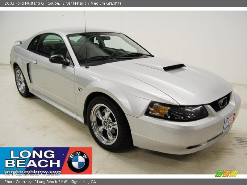 Silver Metallic / Medium Graphite 2003 Ford Mustang GT Coupe